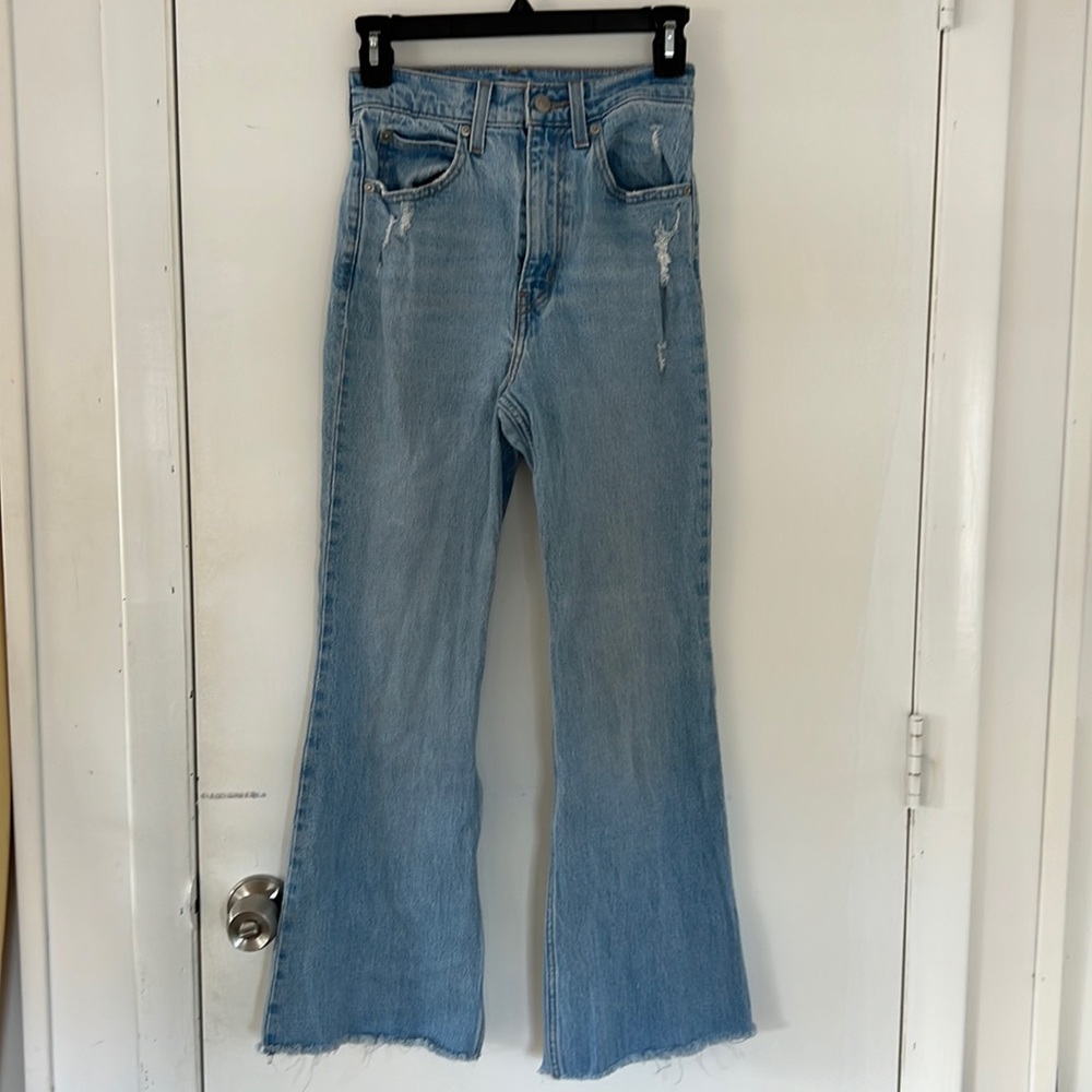 Levi’s 70’s high rise flare jeans